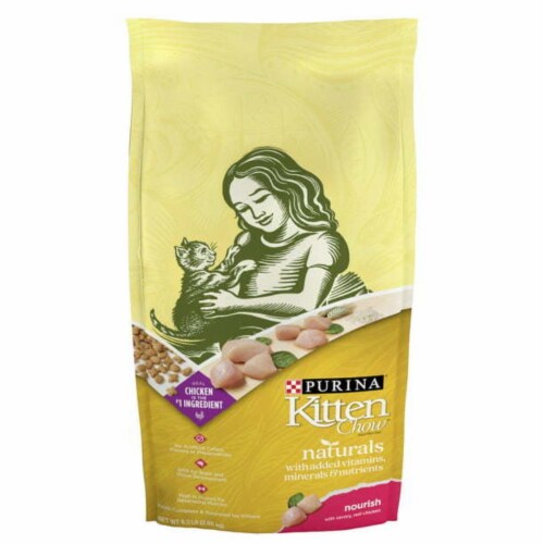 Purina Kitten Chow Naturals Savory Real Chicken Dry Cat Food 6.3 Lb Bag 1 Pack Harris Teeter