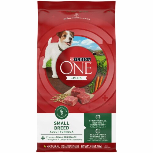 Purina One Small Breed Adult Formula Dry Dog Food 7.4 Lb Bag 1 Pack Mariano s