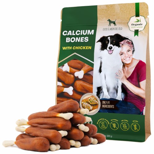 Chicken Wrapped Calcium Dog Bones Soft Pack High Protein Training Treats 1 Ct 300 g Kroger