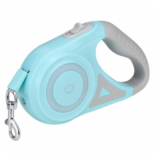 Dog leash with light and bag holder discount