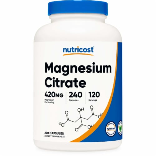 Magnesium Citrate Capsules Unlock the Power, 240 ct Kroger