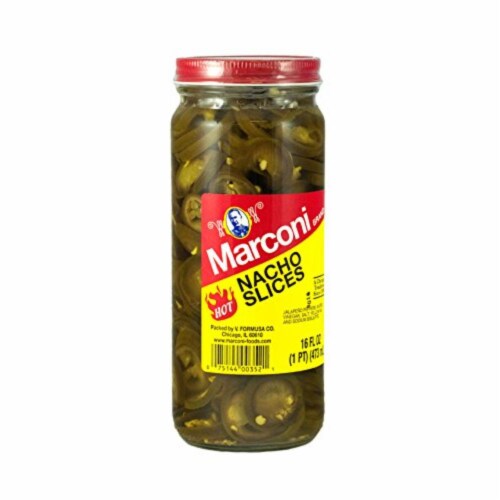Marconi Sliced Jalapenos For Nachos Perspective: front