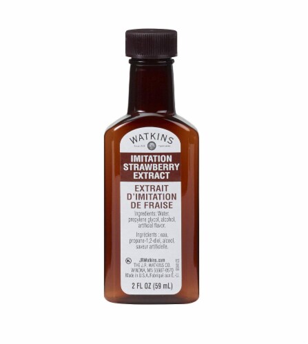 Watkins Imitation Strawberry Extract 2oz Perspective: front