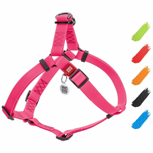 Waudog Waterproof Dog Harness S Size 16 22 Inch Heavy Duty Pink 1 Ct City Market