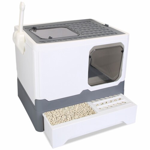 Foldable cat litter box shop