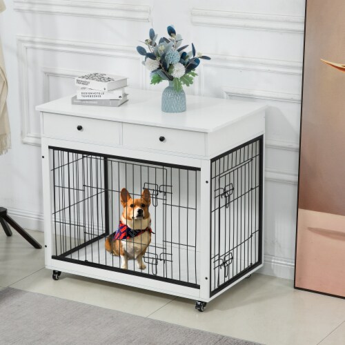 Yeah Depot Wooden Dog House Indoor Pet Crate End Table For Dogs 31.7 L 23.2 W 33 H 1 Ct Fred Meyer