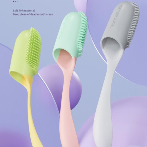 popmarket Pet Silicone Tooth Cleaning Finger Wrap Oral Care Toothbrush Tool Pack of 3 Pick n Save