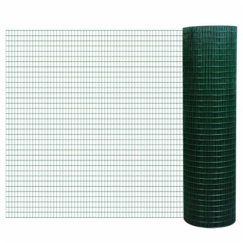 Rust-Resistant Wire Mesh Fence - Protect Plants & Animals Perspective: front