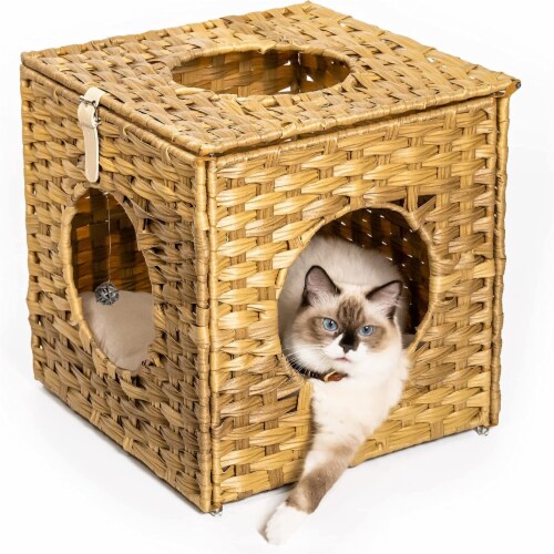 Woven cat cave hotsell