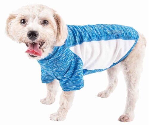 Pet Life Active Warf Speed Sporty Performance Dog T-Shirt in Blue Pet Life Active Warf Speed Sporty Performance Dog T-Shirt in Blue