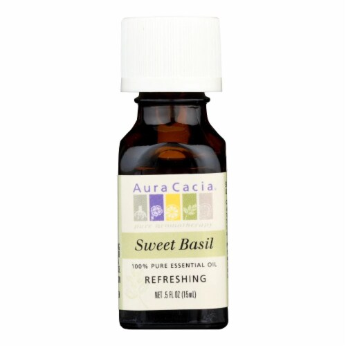 AURA CACIA SWEET BASIL ESSENTIAL OIL 0.5 FL. OZ. AURA CACIA SWEET BASIL ESSENTIAL OIL 0.5 FL. OZ.