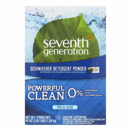 Seventh Generation Auto Dish Powder - Free And Clear Perspective: front