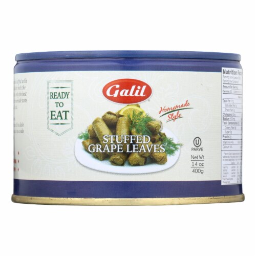 Galil Homemade Style Stuffed Grape Leaves - Case of 12 - 14 OZ, Case of ...