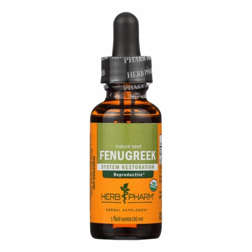 Herb Pharm - Fenugreek Concentrated Drops - 1 Fz Perspective: front