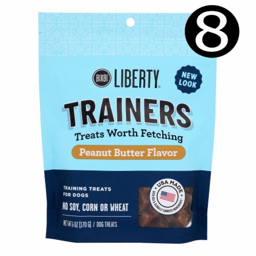 Bixbi Buckley Trainers Treats Peanut Butter Case Of 8 6 Oz. 8 Pack 6 Ounce Each Harris Teeter