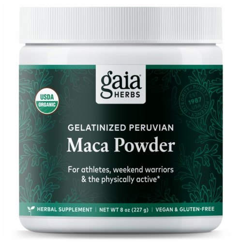 Gaia Herbs Maca Powder Perspective: front
