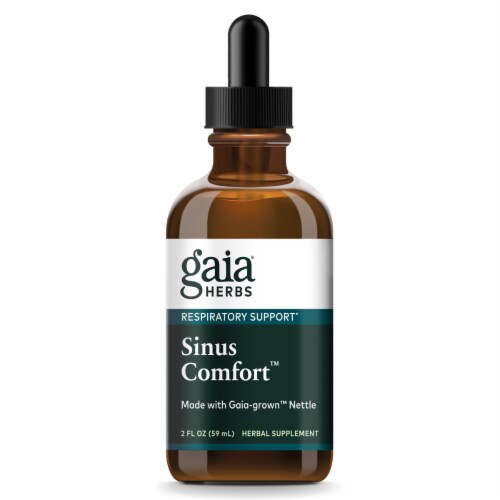 Gaia® Herbs Sinus Comfort™ Herbal Supplement Perspective: front