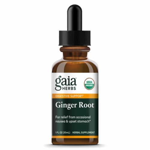 Gaia Herbs Organic Ginger Root Perspective: front