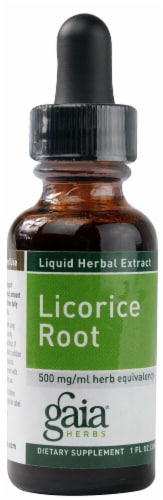 Gaia Herbs  Licorice Root Perspective: front