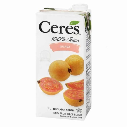 Ceres™ 100% Guava Juice Perspective: front