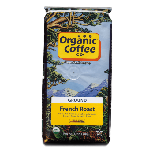 The Organic Coffee Co.® French Roast Ground Coffee Perspective: front
