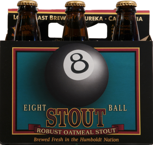 Lost Coast Eight Ball Stout Perspective: front