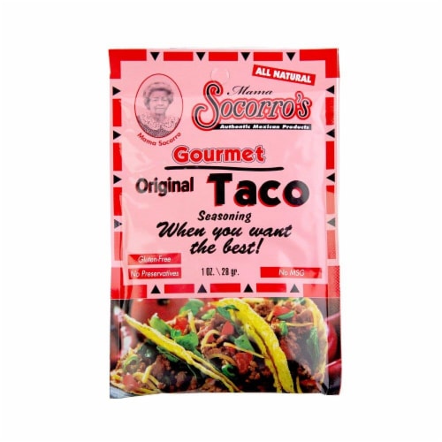 Mama Socorro's Original Taco Seasoning Perspective: front