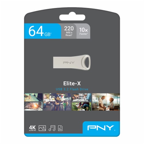 PNY Elite-X 3.2 Flash Drive, 1 ct - Fred