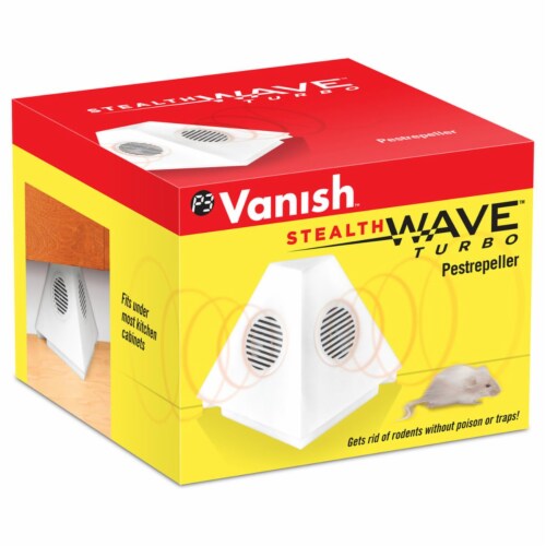 Vanish 7003998 Stealth Wave Turbo Plug-In Electronic Pest Repeller for  Rodents, 1 - Food 4 Less