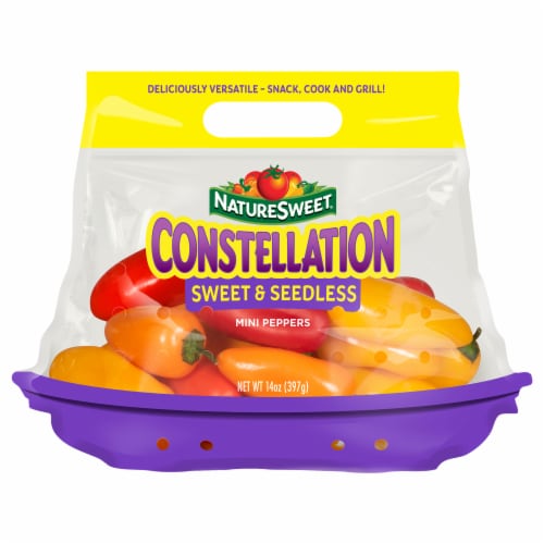 NatureSweet® Constellation Mini Sweet Peppers Perspective: front