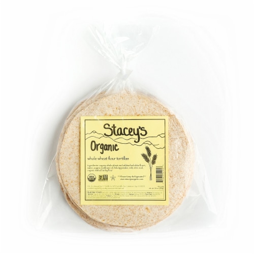 Stacey's Oraganic Whole Wheat Flour Tortillas Perspective: front
