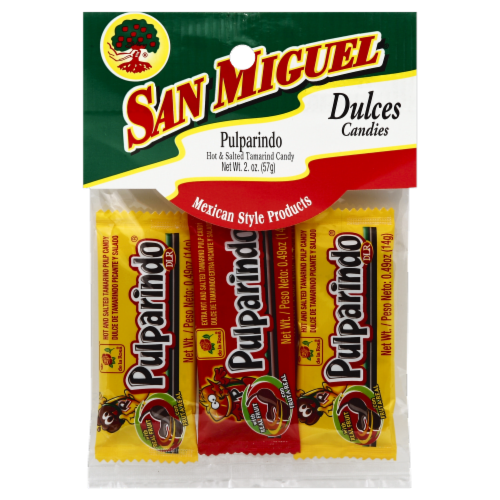 San Miguel Pulparindo Spicy Candies Perspective: front