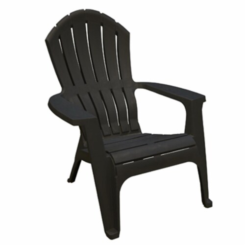 Black Adirondack Chair Perspective: front