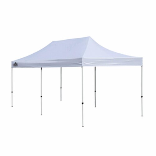 10 x 20 ft. Commercial Canopy, White Perspective: front