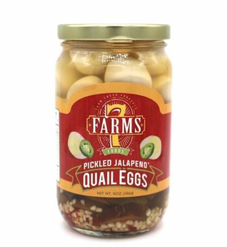 7 Farms Jalapeno Quail Eggs Perspective: front
