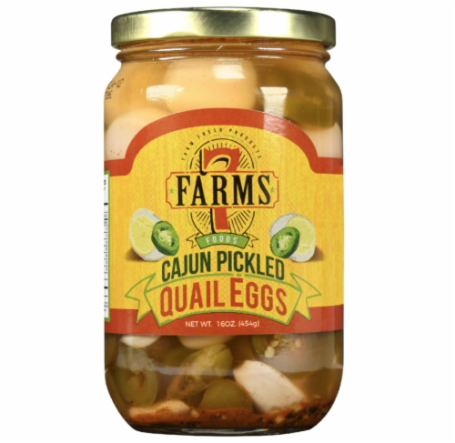 7 Farms Cajun Quail Eggs Perspective: front