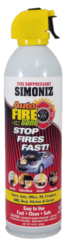 Simoniz Fire Gone Fire Suppressant - Red/Yellow Perspective: front