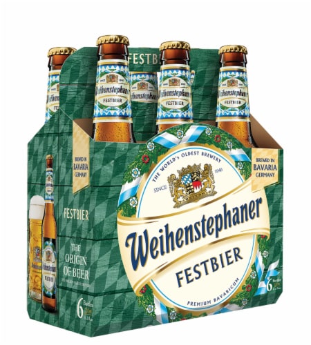 Weihenstephaner Festbier Oktoberfest Beer Perspective: front