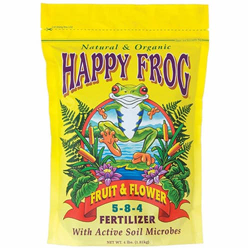 Hydrofarm Happy Frog Fruit & Flower 5-8-4 Fertilizer Perspective: front