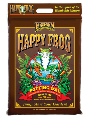 FoxFarm® Happy Frog® Potting Soil Perspective: front