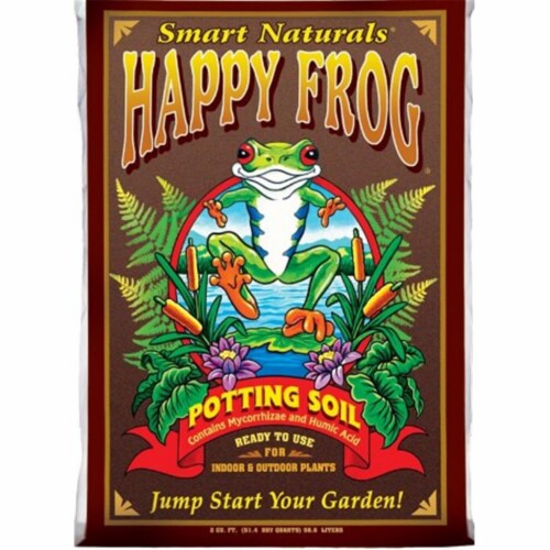 Hydrofarm 247372 2 cu ft. Foxfarm Happy Frog Potting Soil Perspective: front