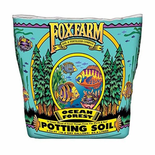 FoxFarm FX14430 Ocean Forest Garden Potting Soil Bag 6.3-6.8 pH, 3 Cubic Feet Perspective: front