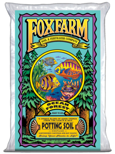 Foxfarm FX14000 Ocean Forest Garden Potting Soil Bag Perspective: front