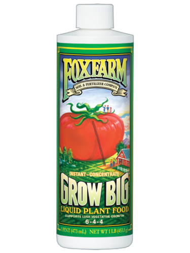 FoxFarm FX14092 Hydroponics Grow Big Liquid Concentrate Plant Fertilizer Perspective: front