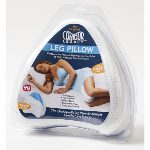 Contour Legacy As Seen On TV Leg Pillow Memory Foam 1 pk Total Qty 1 Each Pack Qty 1 Count of 1 Pay Less Super Markets