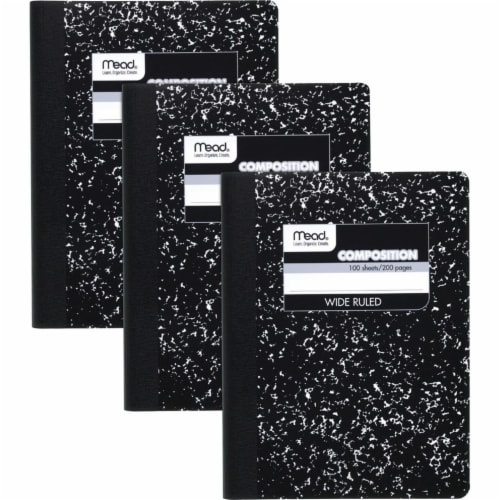 Mead Wide Ruled Comp Book - 100 Sheets - 100 Pages Perspective: front