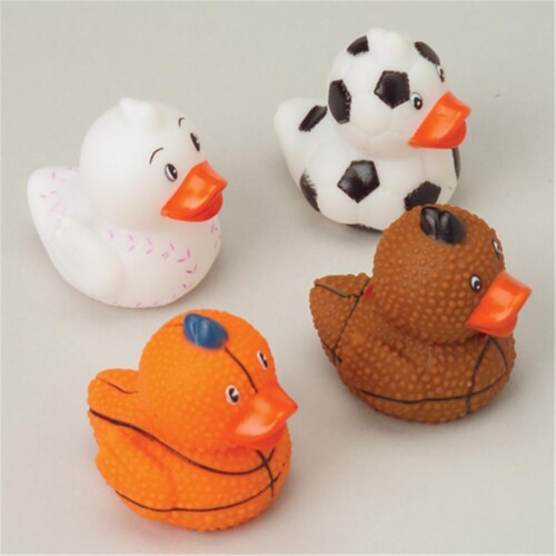 12 Pcs Mini Rubber Ducks and 12 Pcs Rubber Frogs Squeak and Float Mini Ducks  Rubber