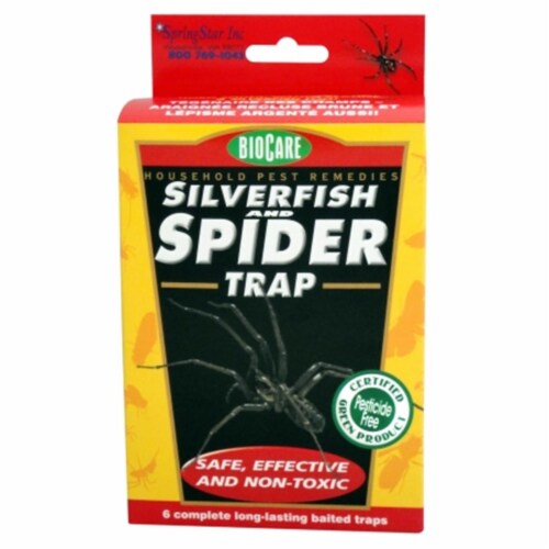 Springstar S206 6 Count Spider & Silverfish Trap, 1 - Pay Less Super Markets