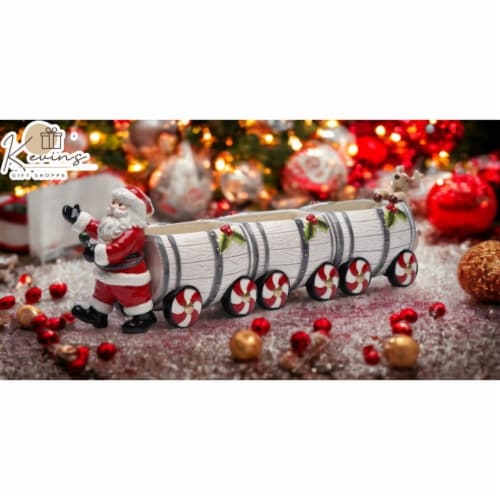 Ceramic christmas train sales set