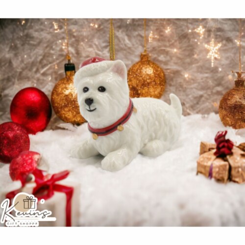 Westie Dog Christmas Tree Ornament Ceramic 3X2.5 Home Decor Gift For Dog Lover Set of 1 Smith s Food and Drug